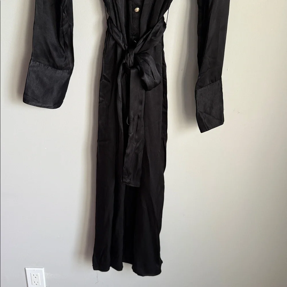 NEW J.Crew Drapey shirtdress in luster crepe 10